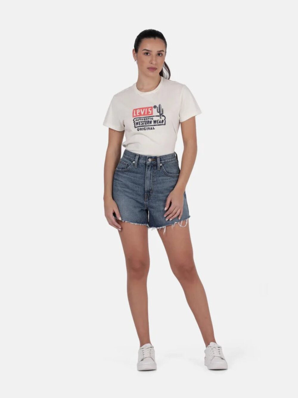 Levi's Women's High Waisted Mom Shorts